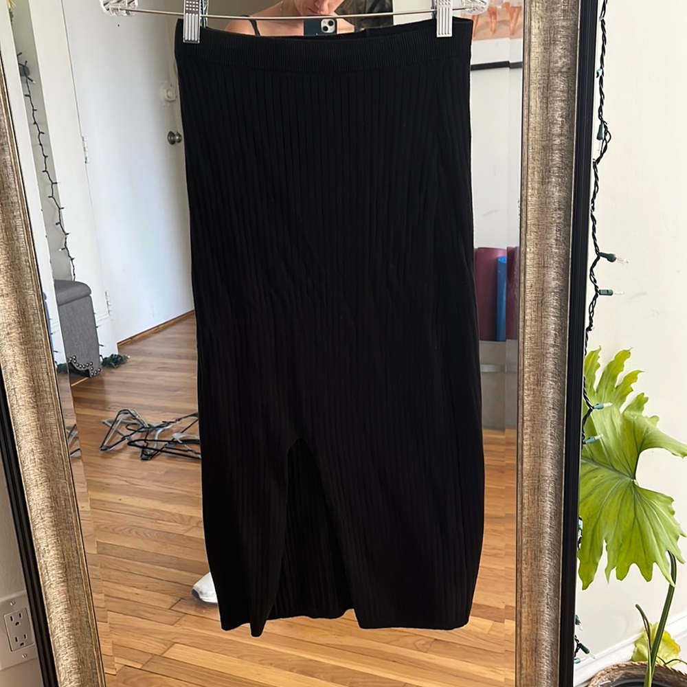 Black fp midi skirt (so cute I have 2 so giving one away)